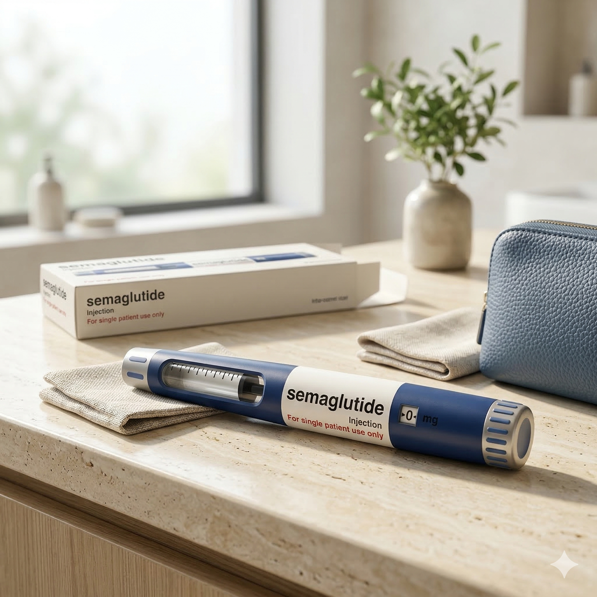 Semaglutide vial and pen